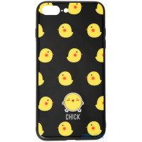 Чохол-накладка TOTO Cartoon Print Glass Case Apple iPhone 7 Plus/8 Plus Chick