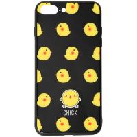 Чохол-накладка TOTO Cartoon Print Glass Case Apple iPhone 7 Plus/8 Plus Chick