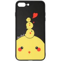 Чохол-накладка TOTO Cartoon Print Glass Case Apple iPhone 7 Plus/8 Plus Chicken Chick