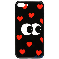Чохол-накладка TOTO Cartoon Print Glass Case Apple iPhone 7 Plus/8 Plus Just Eatit