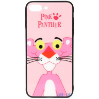 Чохол-накладка TOTO Cartoon Print Glass Case Apple iPhone 7 Plus/8 Plus Pink Panther