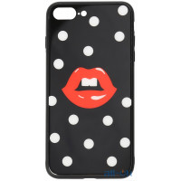 Чохол-накладка TOTO Cartoon Print Glass Case Apple iPhone 7 Plus/8 Plus Red Lips