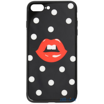 Чохол-накладка TOTO Cartoon Print Glass Case Apple iPhone 7 Plus/8 Plus Red Lips