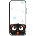 Чохол-накладка TOTO Cartoon Print Glass Case Apple iPhone 7/8 Cat and fish — інтернет магазин All-Ok. фото 1