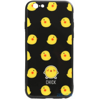 Чохол-накладка TOTO Cartoon Print Glass Case Apple iPhone 7/8 Chick