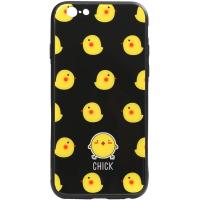 Чохол-накладка TOTO Cartoon Print Glass Case Apple iPhone 7/8 Chick