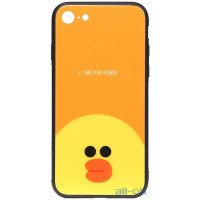 Чохол-накладка TOTO Cartoon Print Glass Case Apple iPhone 7/8 Line friends Sally