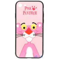 Чохол-накладка TOTO Cartoon Print Glass Case Apple iPhone 7/8 Pink Panther