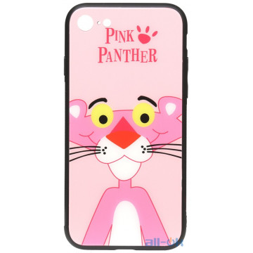 Чохол-накладка TOTO Cartoon Print Glass Case Apple iPhone 7/8 Pink Panther