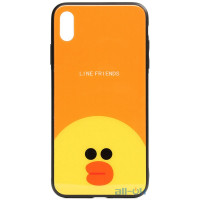 Чохол-накладка TOTO Cartoon Print Glass Case Apple iPhone X/XS Line friends Sally