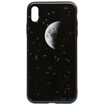 Чохол-накладка TOTO Cartoon Print Glass Case Apple iPhone X/XS Starry Sky