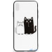 Чохол-накладка TOTO Cartoon Print Glass Case Apple iPhone XS Max Cats White/Black — інтернет магазин All-Ok. фото 1