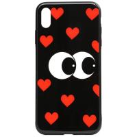 Чохол-накладка TOTO Cartoon Print Glass Case Apple iPhone XS Max Just Eatit
