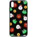 Чохол-накладка TOTO Cartoon Print Glass Case Apple iPhone XS Max Line friends Black — інтернет магазин All-Ok. фото 1
