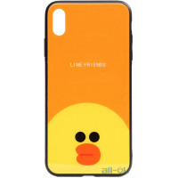 Чохол-накладка TOTO Cartoon Print Glass Case Apple iPhone XS Max Line friends Sally