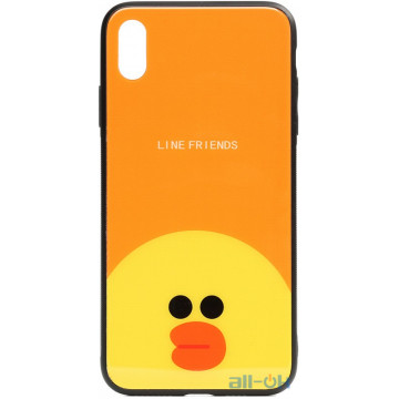 Чохол-накладка TOTO Cartoon Print Glass Case Apple iPhone XS Max Line friends Sally