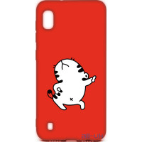 Чохол-накладка TOTO Cartoon Soft Silicone TPU Case Samsung Galaxy A10 Cat Red