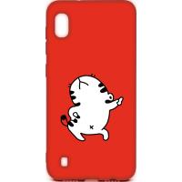 Чохол-накладка TOTO Cartoon Soft Silicone TPU Case Samsung Galaxy A10 Cat Red