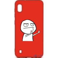 Чохол-накладка TOTO Cartoon Soft Silicone TPU Case Samsung Galaxy A10 FK 2 Red