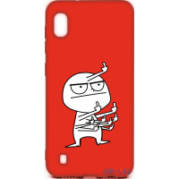 Чохол-накладка TOTO Cartoon Soft Silicone TPU Case Samsung Galaxy A10 FK 9 Red