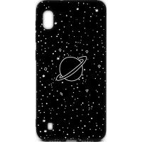 Чохол-накладка TOTO Cartoon Soft Silicone TPU Case Samsung Galaxy A10 Saturn Black