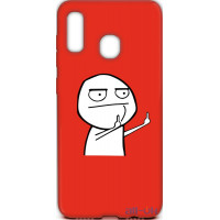 Чохол-накладка TOTO Cartoon Soft Silicone TPU Case Samsung Galaxy A20/A30 FK 2 Red