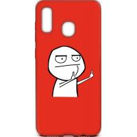 Чохол-накладка TOTO Cartoon Soft Silicone TPU Case Samsung Galaxy A20/A30 FK 2 Red