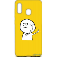 Чохол-накладка TOTO Cartoon Soft Silicone TPU Case Samsung Galaxy A20/A30 FK 2 Yellow