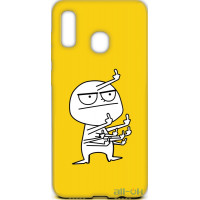 Чохол-накладка TOTO Cartoon Soft Silicone TPU Case Samsung Galaxy A20/A30 FK 9 Yellow