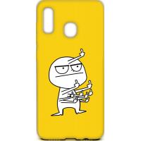 Чохол-накладка TOTO Cartoon Soft Silicone TPU Case Samsung Galaxy A20/A30 FK 9 Yellow