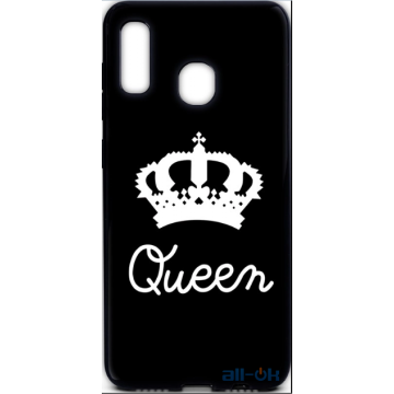 Чохол-накладка TOTO Cartoon Soft Silicone TPU Case Samsung Galaxy A20/A30 Queen Black