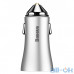Автомобільний зарядний пристрій Baseus USB Car Charger Golden 2xUSB 12W 2.4A Silver (CCALL-DZ0S) — інтернет магазин All-Ok. фото 4