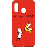 Чохол-накладка TOTO Cartoon Soft Silicone TPU Case Samsung Galaxy A40 Banana Red
