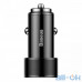Автомобільний зарядний пристрій Baseus USB Car Charger Small Screw USB 3.0+USB-C 36W Black (CAXLD-A01) — інтернет магазин All-Ok. фото 1