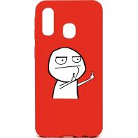 Чохол-накладка TOTO Cartoon Soft Silicone TPU Case Samsung Galaxy A40 FK 2 Red