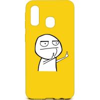 Чохол-накладка TOTO Cartoon Soft Silicone TPU Case Samsung Galaxy A40 FK 2 Yellow