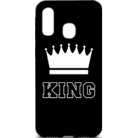 Чохол-накладка TOTO Cartoon Soft Silicone TPU Case Samsung Galaxy A40 King Black