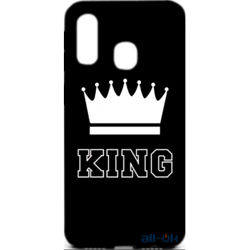 Чохол-накладка TOTO Cartoon Soft Silicone TPU Case Samsung Galaxy A40 King Black
