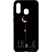 Чохол-накладка TOTO Cartoon Soft Silicone TPU Case Samsung Galaxy A40 Moon Black — інтернет магазин All-Ok. фото 1
