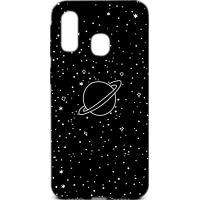 Чохол-накладка TOTO Cartoon Soft Silicone TPU Case Samsung Galaxy A40 Saturn Black