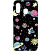 Чохол-накладка TOTO Cartoon Soft Silicone TPU Case Samsung Galaxy A40 Space Planets Black — інтернет магазин All-Ok. фото 1