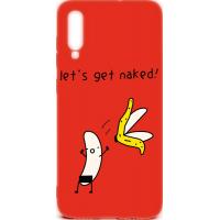 Чохол-накладка TOTO Cartoon Soft Silicone TPU Case Samsung Galaxy A70 Banana Red