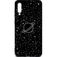 Чохол-накладка TOTO Cartoon Soft Silicone TPU Case Samsung Galaxy A70 Saturn Black