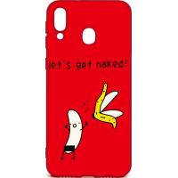 Чохол-накладка TOTO Cartoon Soft Silicone TPU Case Samsung Galaxy M20 Banana Red