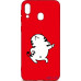 Чохол-накладка TOTO Cartoon Soft Silicone TPU Case Samsung Galaxy M20 Cat Red — інтернет магазин All-Ok. фото 1