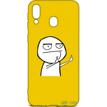 Чохол-накладка TOTO Cartoon Soft Silicone TPU Case Samsung Galaxy M20 FK 2 Yellow