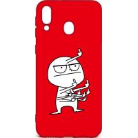Чохол-накладка TOTO Cartoon Soft Silicone TPU Case Samsung Galaxy M20 FK 9 Red