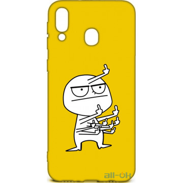 Чохол-накладка TOTO Cartoon Soft Silicone TPU Case Samsung Galaxy M20 FK 9 Yellow