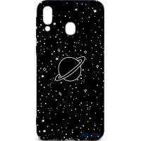Чохол-накладка TOTO Cartoon Soft Silicone TPU Case Samsung Galaxy M20 Saturn Black