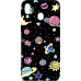 Чохол-накладка TOTO Cartoon Soft Silicone TPU Case Samsung Galaxy M20 Space Planets Black — інтернет магазин All-Ok. фото 1